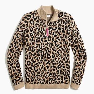 J crew leopard sweater